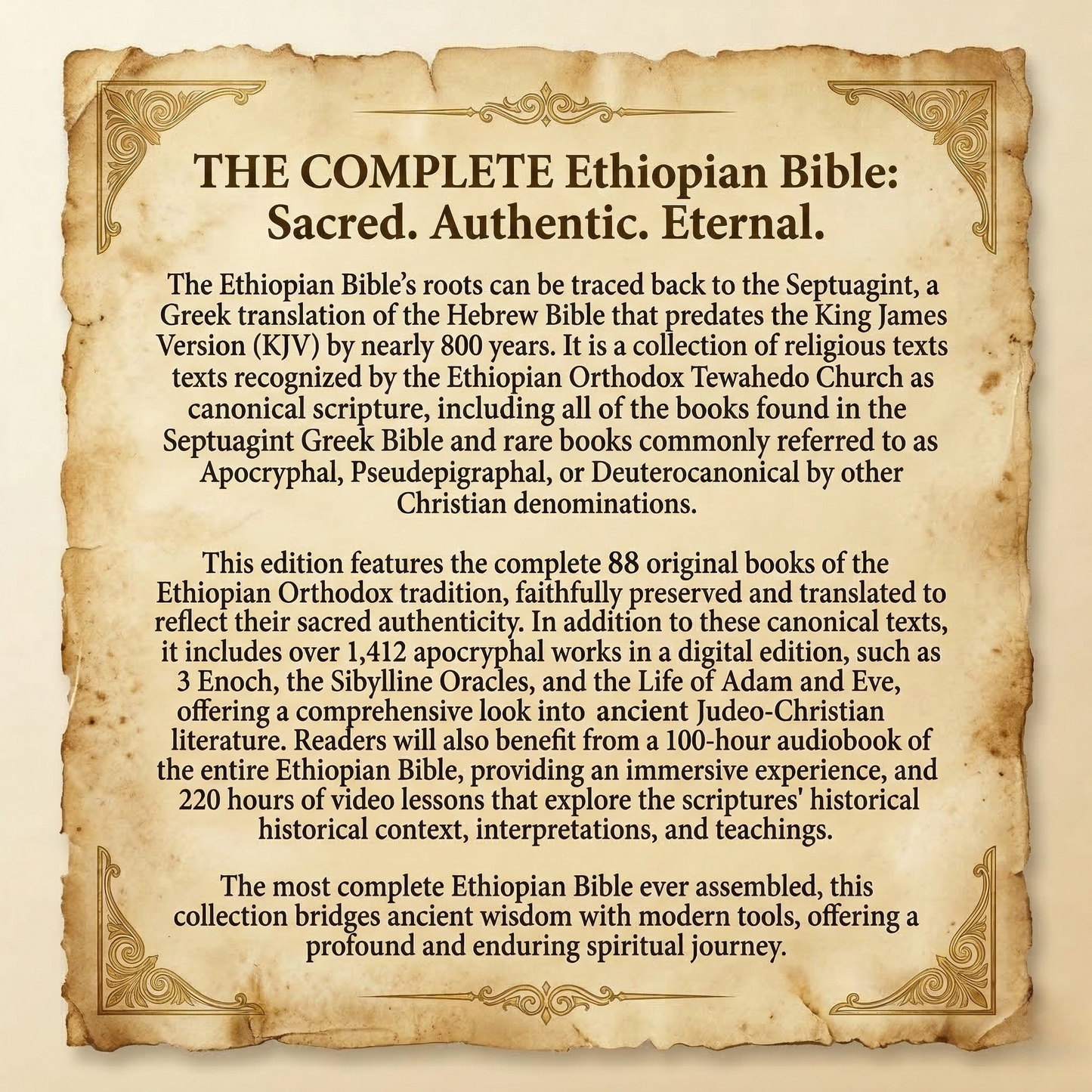 The Most Complete Ethiopian Bible VIP