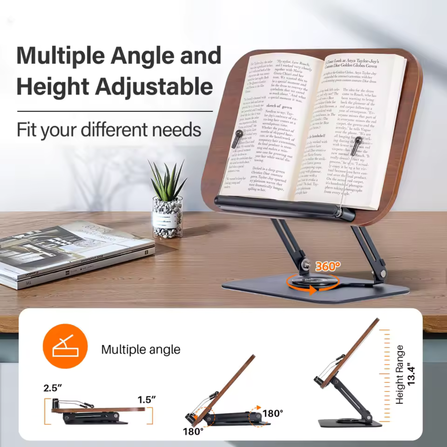 Foldable Book Stand